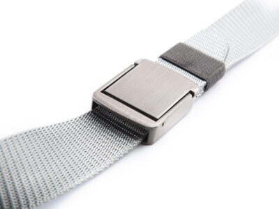 Wojskowy pasek do spodni męski z mocną metalową klamrą zaciskową szary PHANTOM - obrazek 6