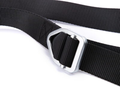 Taktyczny pas męski do spodni z metalową trójkątną klamrą zaciskową czarny BERMUDA - obrazek 5