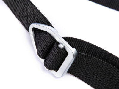 Taktyczny pas męski do spodni z metalową trójkątną klamrą zaciskową czarny BERMUDA - obrazek 6