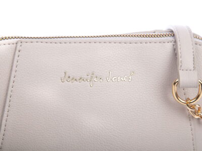 Mała torebka wieczorowa Jennifer Jones w kolorze ecru - obrazek 4