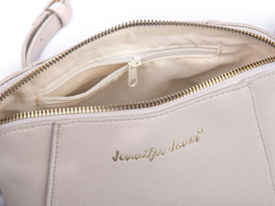 Mała torebka wieczorowa Jennifer Jones w kolorze ecru - obrazek 6