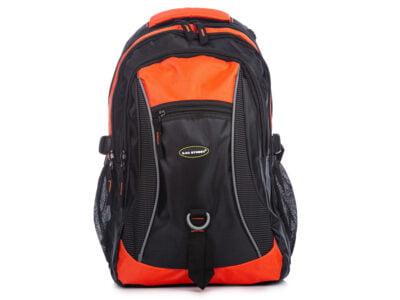 Czarno pomarańczowy plecak sportowy bag Street