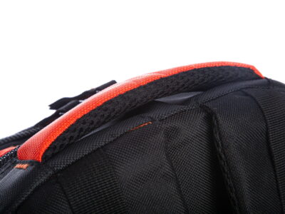 Plecak sportowy szkolny pojemny czarno pomarańczowy Bag Street - obrazek 6