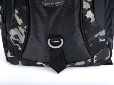 Plecak sportowy szkolny pojemny czarny z wzorem moro Bag Street - obrazek 4