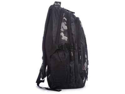 Plecak sportowy szkolny pojemny czarny z wzorem moro Bag Street - obrazek 3