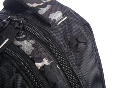 Plecak sportowy szkolny pojemny czarny z wzorem moro Bag Street - obrazek 5