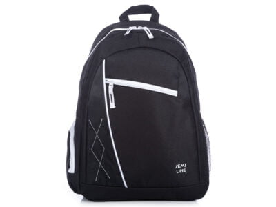 Czarny plecak do szkoły dla chłopca młodzieżowy lekki średni SEMI LINE