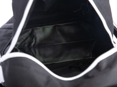Plecak szkolny młodzieżowy 1-komorowy czarny z białymi wstawkami - obrazek 10