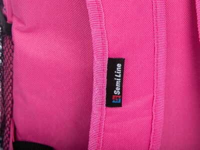 Plecak szkolny dla dziewczynki różowy lekki średni Semi Line - obrazek 7