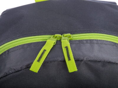 Szary plecak szkolny z zielonymi wstawkami Semi Line - obrazek 7