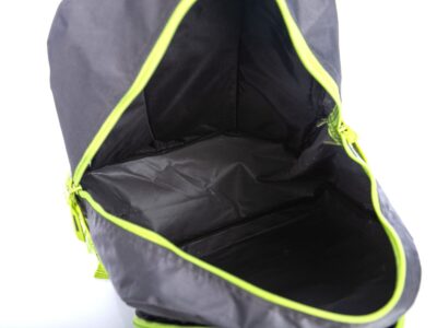 Szary plecak szkolny z zielonymi wstawkami Semi Line - obrazek 10