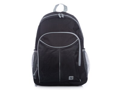 Czarno-szary plecak szkolny młodzieżowy sportowy Semi Line - obrazek 2