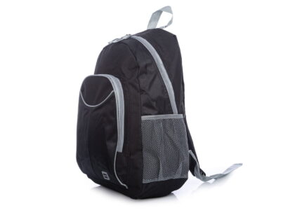 Czarno-szary plecak szkolny młodzieżowy sportowy Semi Line - obrazek 3