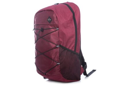 Bordowy plecak trekkingowy turystyczny wysoki 34L Semi Line - obrazek 2