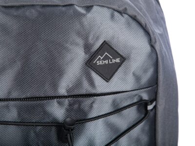 Szary plecak trekkingowy turystyczny wysoki 34L Semi Line - obrazek 6