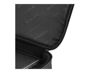 Czarna stylowa torba na laptopa 17.3" cala ZAGATTO DAVOS - obrazek 4