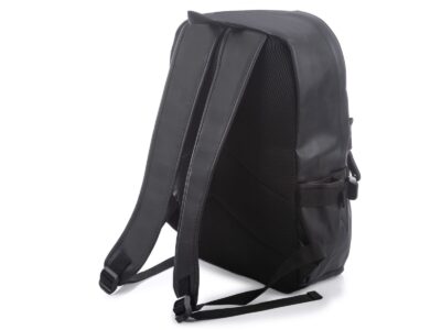 Duży plecak miejski z miejscem na laptopa czarny A4 - obrazek 3