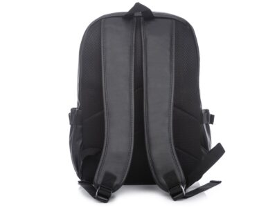 Duży plecak miejski z miejscem na laptopa czarny A4 - obrazek 4