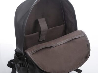 Duży plecak miejski z miejscem na laptopa czarny A4 - obrazek 7