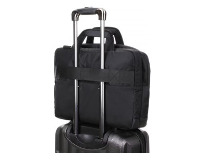 Elegancka torba na laptopa do pracy czarna 15.6" ZAGATTO - obrazek 7