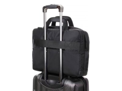 Elegancka torba na laptopa do pracy czarna 15.6" ZAGATTO - obrazek 7