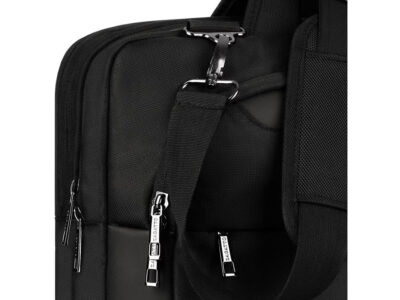 Elegancka torba na laptopa do pracy czarna 15.6" ZAGATTO - obrazek 6