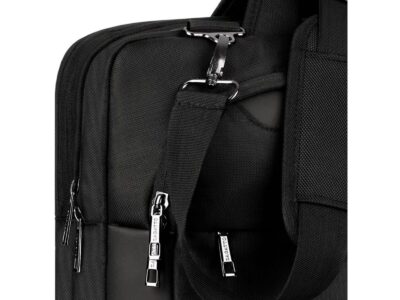 Elegancka torba na laptopa do pracy czarna 15.6" ZAGATTO - obrazek 6