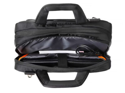 Elegancka torba na laptopa do pracy czarna 15.6" ZAGATTO - obrazek 5