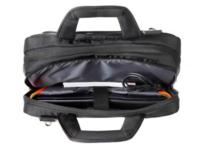 Elegancka torba na laptopa do pracy czarna 15.6" ZAGATTO - obrazek 5