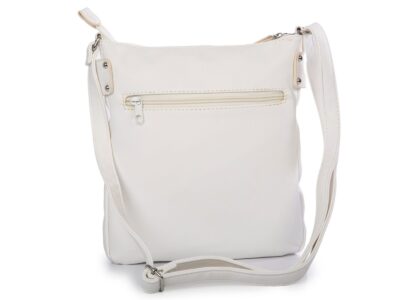 Torebka damska biała z miękkiej skóry ekologicznej Jennifer Jones - obrazek 4