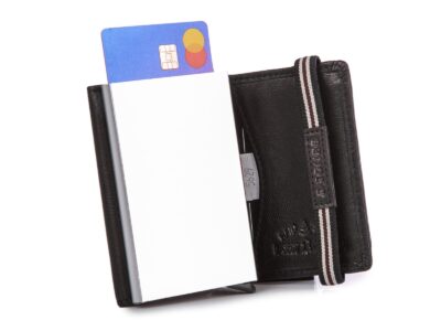 Skórzany portfel męski z etui na karty wysuwanym i ochroną RFID - obrazek 7