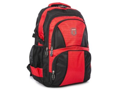 Duży czerwony plecak sportowy na wycieczkę i do szkoły Bag Street