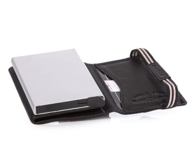 Skórzany portfel męski z etui na karty wysuwanym i ochroną RFID - obrazek 5