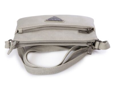 Mała torebka damska na ramię jasna szara Jennifer Jones - obrazek 4