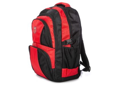 Plecak czerwono-czarny Bag Street 2-komorowy sportowy / szkolny - obrazek 3