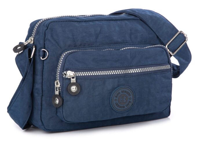 Lekka torebka damska na ramię granatowa Bag Street