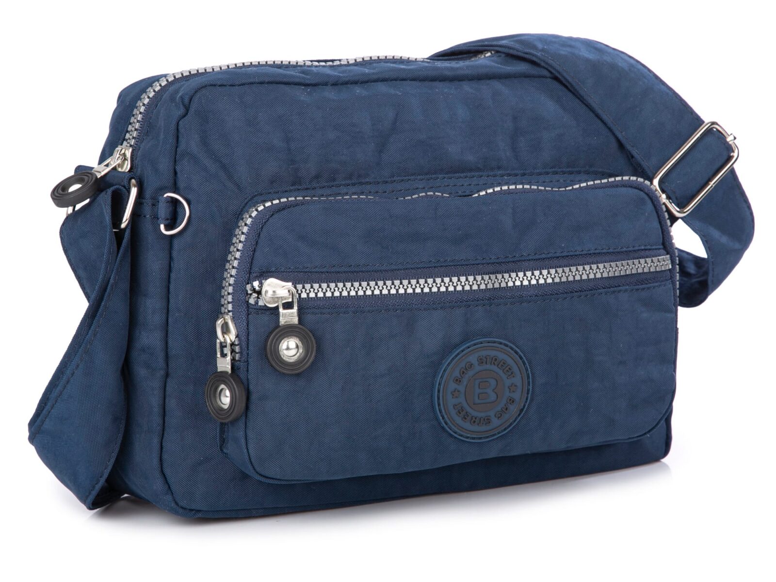 Lekka torebka damska na ramię granatowa Bag Street