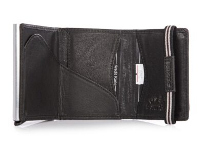 Skórzany portfel męski z etui na karty wysuwanym i ochroną RFID - obrazek 4