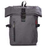 Wodoodporny szary plecak trekkingowy Bag Street