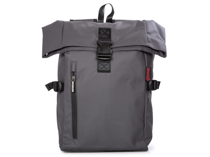 Wodoodporny szary plecak trekkingowy Bag Street