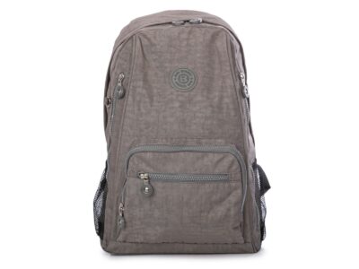 Duży materiałowy plecak turystyczny Bag Street szary - obrazek 5