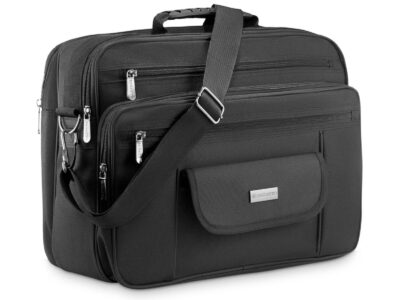 Pojemna torba męska do pracy i na studia, czarna ZAGATTO ZG807 - obrazek 3