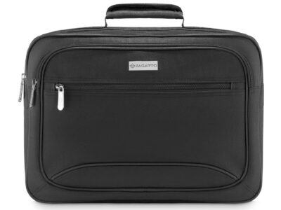 Czarna pakowna torba męska na ramię do pracy ZAGATTO ZG806