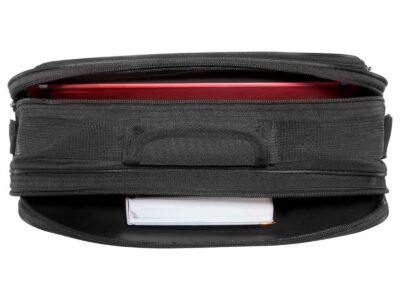 Praktyczna czarna torba męska na rami mieszcząca A4 ZAGATTO ZG806 - obrazek 3