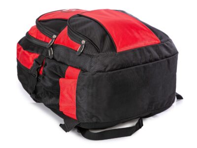 Plecak czerwono-czarny Bag Street 2-komorowy sportowy / szkolny - obrazek 9