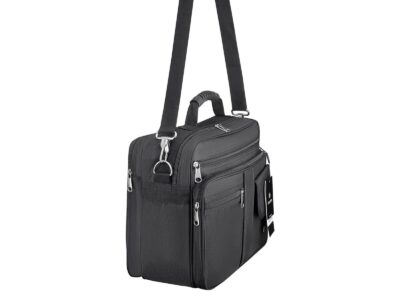 Duża Męska torba na ramię do pracy czarna ZAGATTO ZG810 BOSTON - obrazek 2