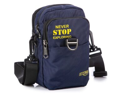 Granatowa nieduża saszetka męska na ramię Extrem