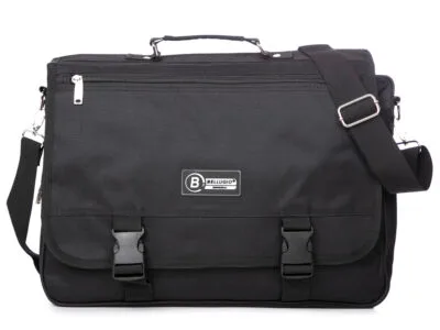 Elegancka materiałowa torba męska do pracy mieszcząca A4 Bellugio