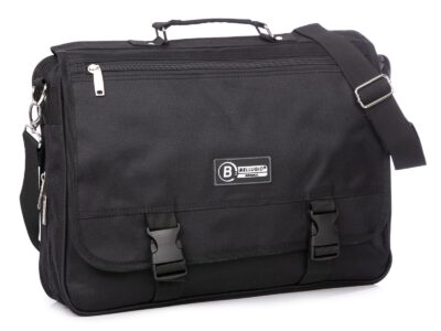 Elegancka materiałowa torba męska do pracy mieszcząca A4 Bellugio - obrazek 2