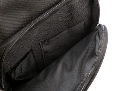 Pojemna saszetka męska na ramię czarna materiałowa Sanchez Casual - obrazek 9